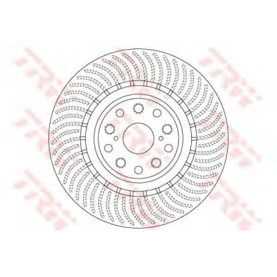 Kočioni disk TRW DF6489S