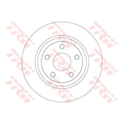 Kočioni disk TRW DF6492