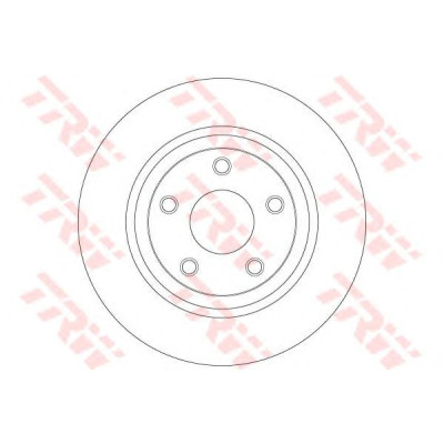 Kočioni disk TRW DF6492