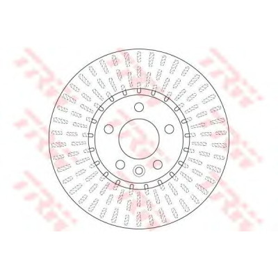 Kočioni disk TRW DF6499S