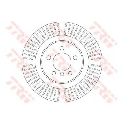 Kočioni disk TRW DF6507S