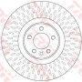 Kočioni disk TRW DF6508S