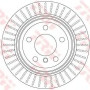 Kočioni disk TRW DF6513S