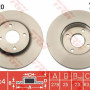 Kočioni disk TRW DF6520