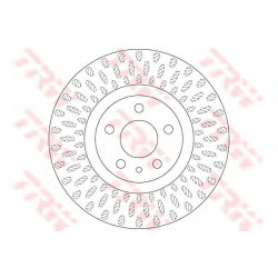 Kočioni disk TRW DF6522