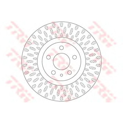 Kočioni disk TRW DF6522