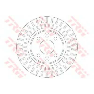 Kočioni disk TRW DF6534