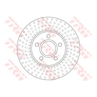 Kočioni disk TRW DF6536