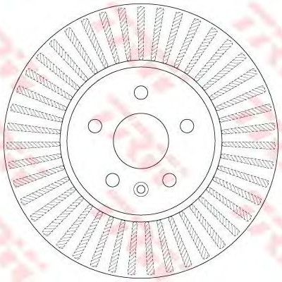 Kočioni disk TRW DF6629