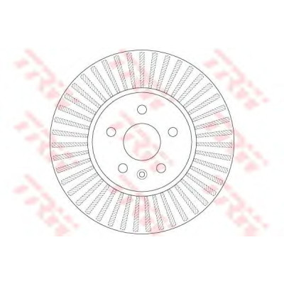 Kočioni disk TRW DF6629