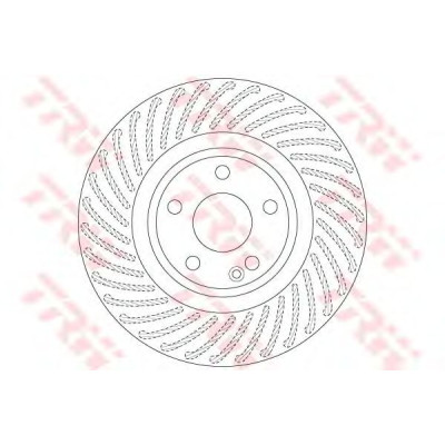 Kočioni disk TRW DF6631