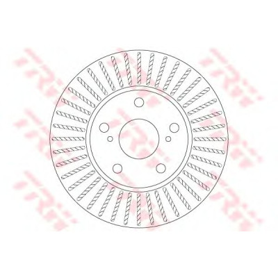 Kočioni disk TRW DF6679
