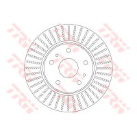 Kočioni disk TRW DF6684