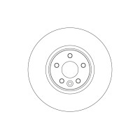 Kočioni disk TRW DF6724S