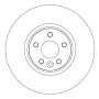 Kočioni disk TRW DF6724S