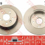 Kočioni disk TRW DF7209