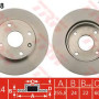 Kočioni disk TRW DF7218