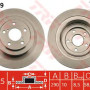 Kočioni disk TRW DF7329
