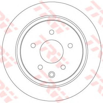 Kočioni disk TRW DF7369