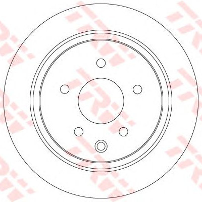 Kočioni disk TRW DF7369