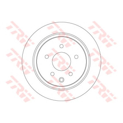 Kočioni disk TRW DF7369