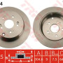 Kočioni disk TRW DF7374
