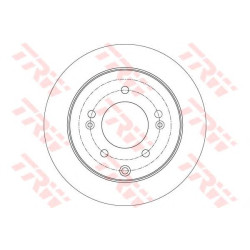 Kočioni disk TRW DF7819
