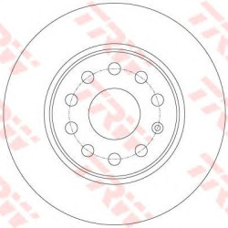 Kočioni disk TRW DF7911