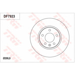 Kočioni disk TRW DF7923