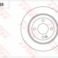 Kočioni disk TRW DF7928