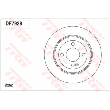 Kočioni disk TRW DF7928