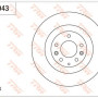 Kočioni disk TRW DF8043