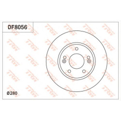 Kočioni disk TRW DF8056