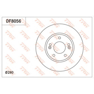 Kočioni disk TRW DF8056