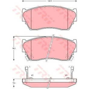 Disk pločice TRW GDB1012