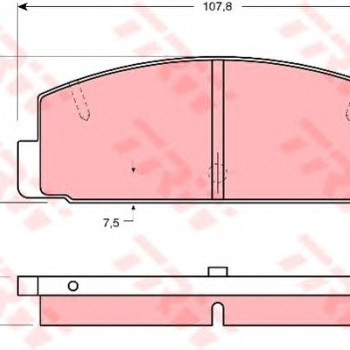 Disk pločice TRW GDB1027