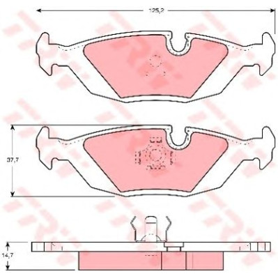 Disk pločice TRW GDB1068