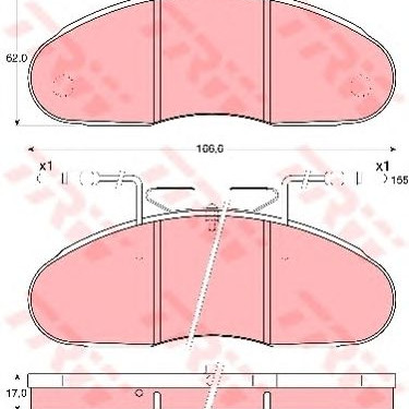 Disk pločice TRW GDB1069