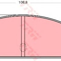 Disk pločice TRW GDB107