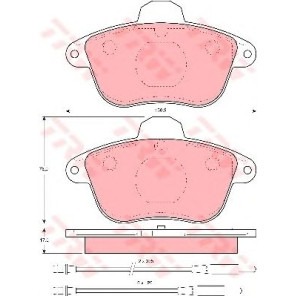 Disk pločice TRW GDB1085