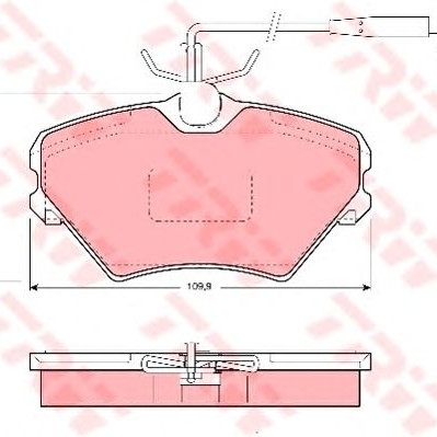 Disk pločice TRW GDB1087