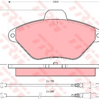 Disk pločice TRW GDB1102