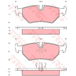 Disk pločice TRW GDB1109