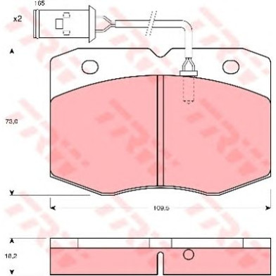 Disk pločice TRW GDB1111