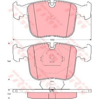 Disk pločice TRW GDB1118