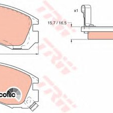 Disk pločice TRW GDB1126