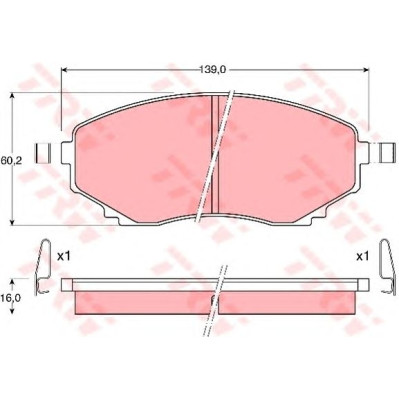 Disk pločice TRW GDB1177