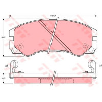 Disk pločice TRW GDB1186