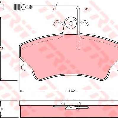 Disk pločice TRW GDB1203