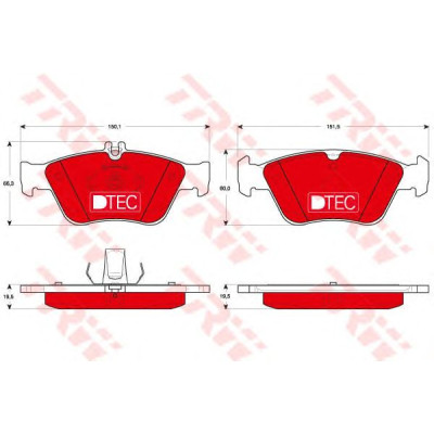 Disk pločice TRW GDB1205DTE